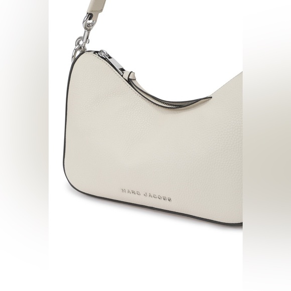 Marc Jacobs convertible shoulder hobo bag/purse with logo strap in marshmallow - Picture 9 of 12